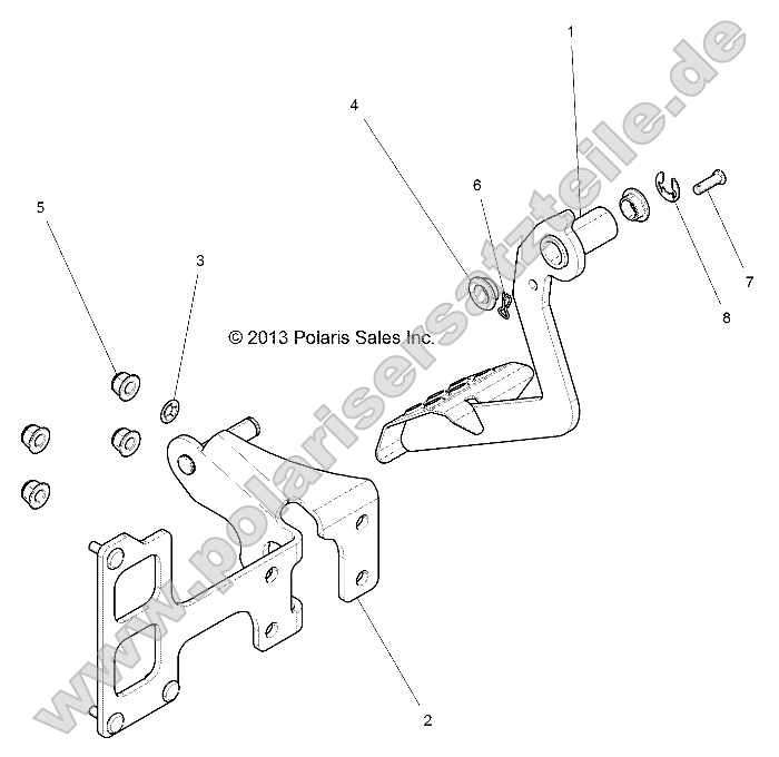 Brakes, Pedal and Master Cylinder (49RGRBRAKEFOOT14RZR1000)