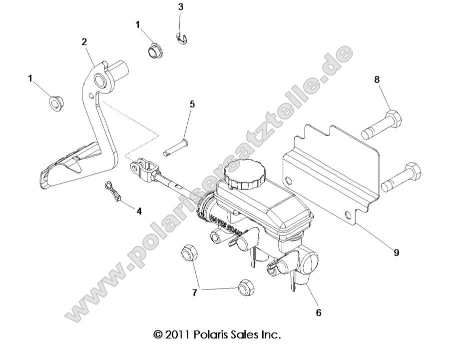 BRAKES, PEDAL and MASTER CYLINDER