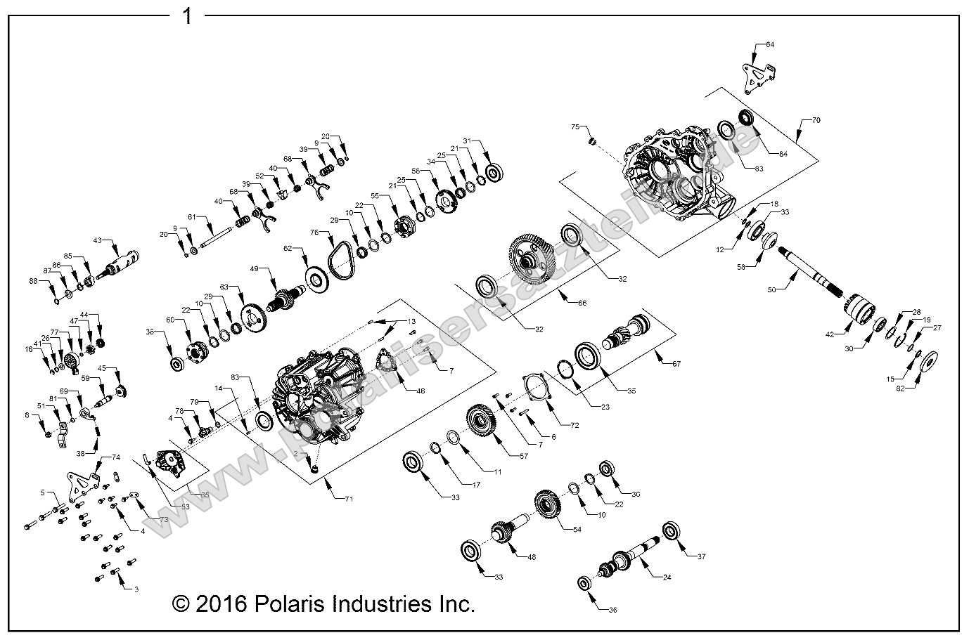 Drive Train, Main Gearcase Internals