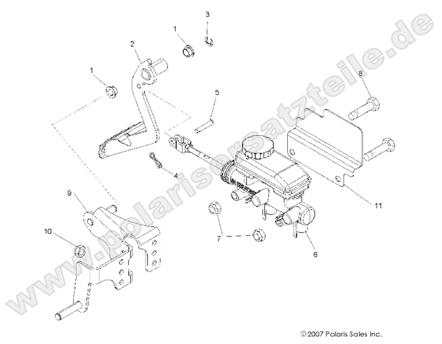 BRAKES, PEDAL and MASTER CYLINDER