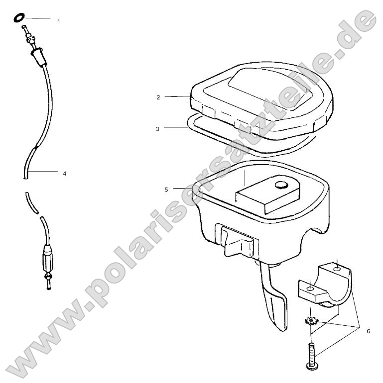 Controls - Throttle Asm./Cable