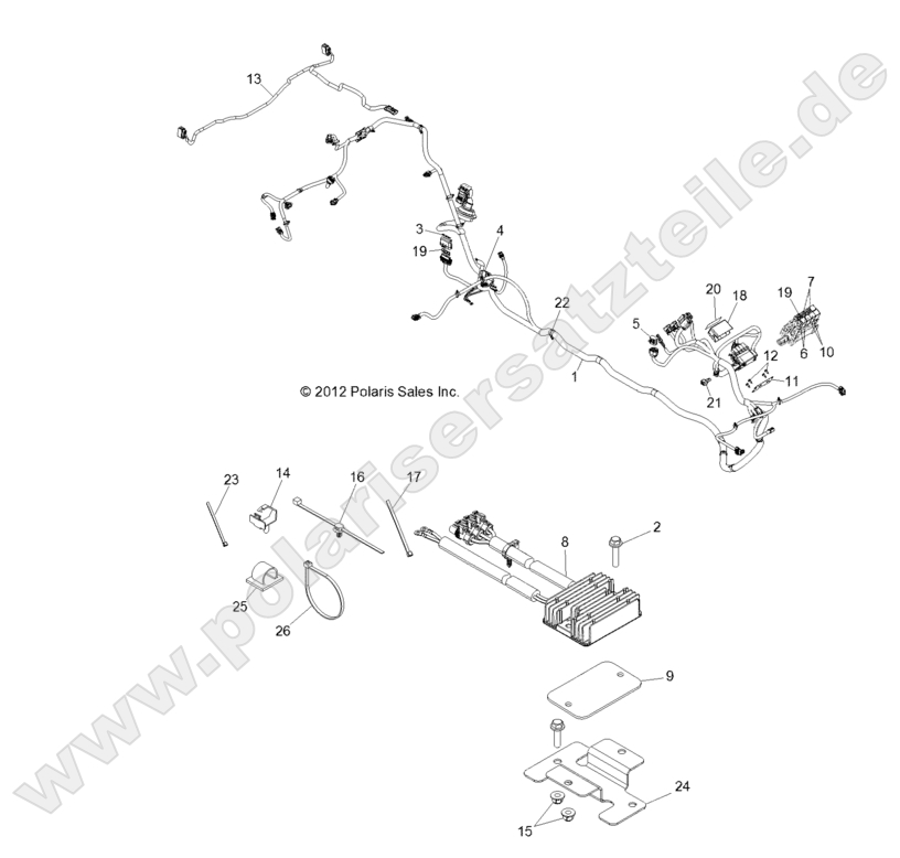 ELECTRICAL, WIRE HARNESS, EPS