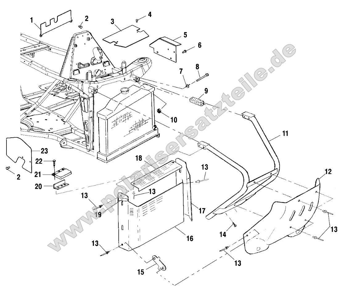 Front Bumper and Shields