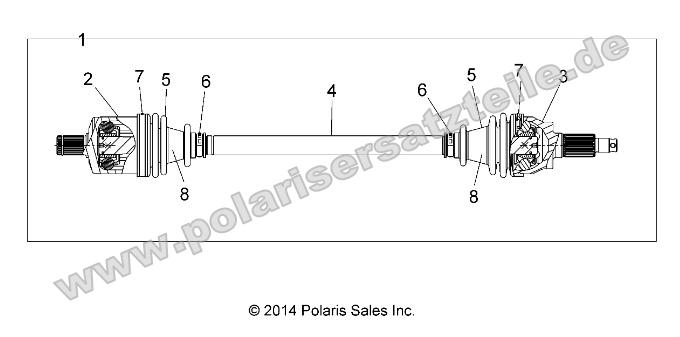 Drive Train, Front Half Shaft