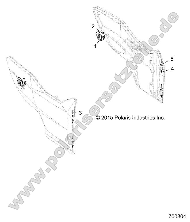 Body, Door Mounting, Front