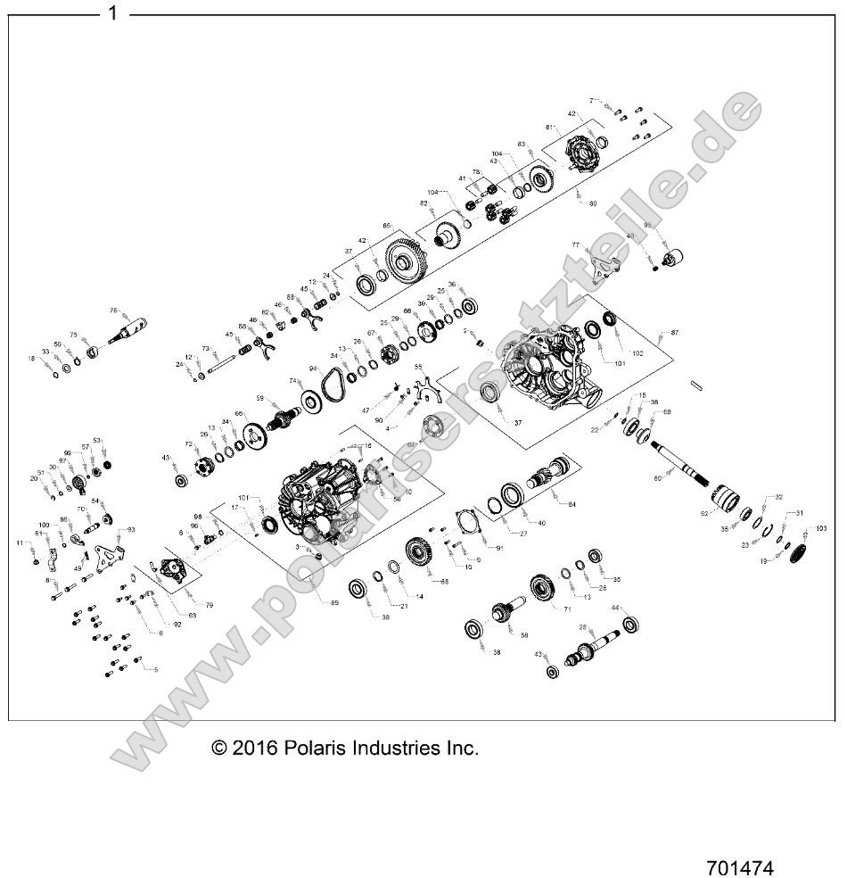 Drive Train, Main Gearcase Internals