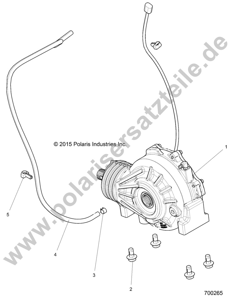 DRIVE TRAIN, FRONT GEARCASE MOUNTING