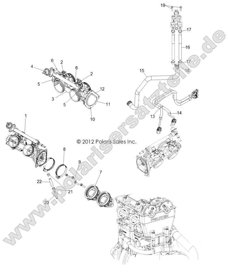 ENGINE, THROTTLE BODY and INJECTOR
