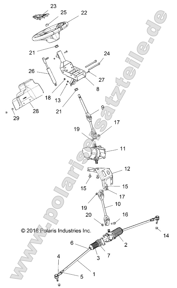 Steering, Power Steering Asm.