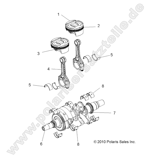 ENGINE, CRANKSHAFT and PISTON