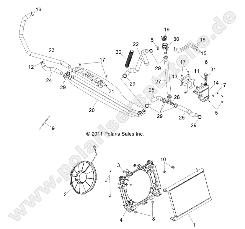 ENGINE, COOLING SYSTEM