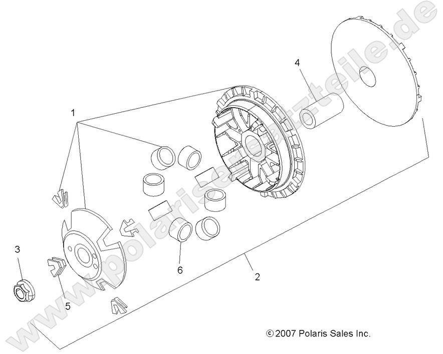 DRIVE TRAIN, PRIMARY CLUTCH