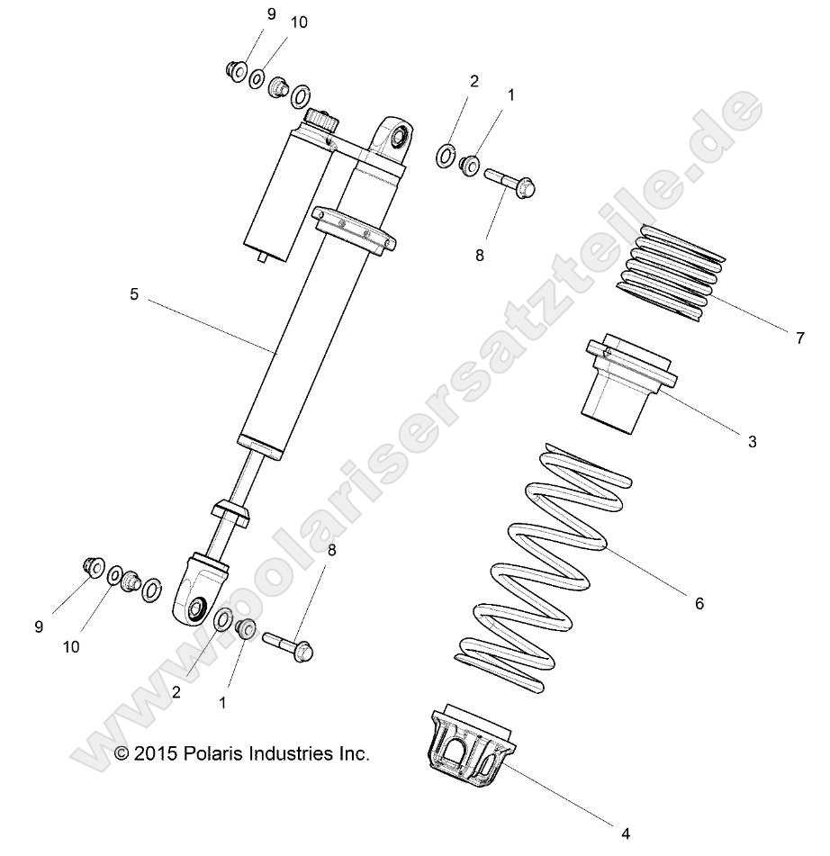 SUSPENSION, FRONT SHOCK MOUNTING