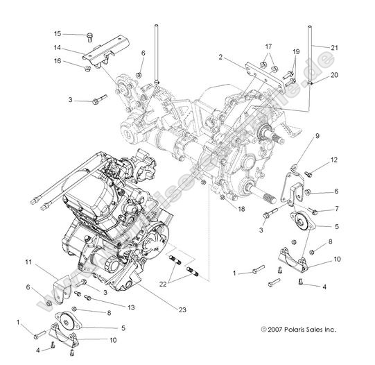 engine transmission mounting