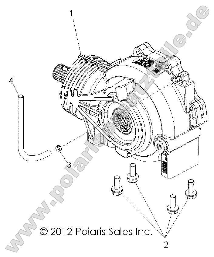 Drive Train, Front Gearcase