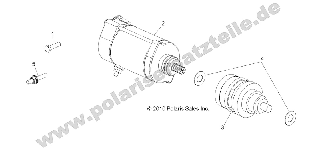 ENGINE, STARTING MOTOR