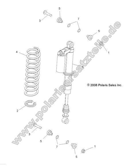 SUSPENSION, REAR SHOCK