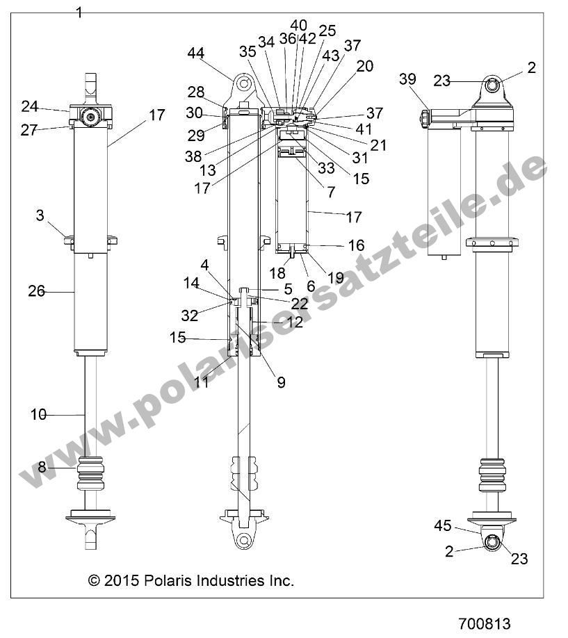 SUSPENSION, REAR SHOCK