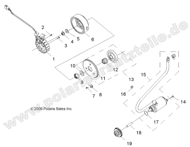 engine starting motor
