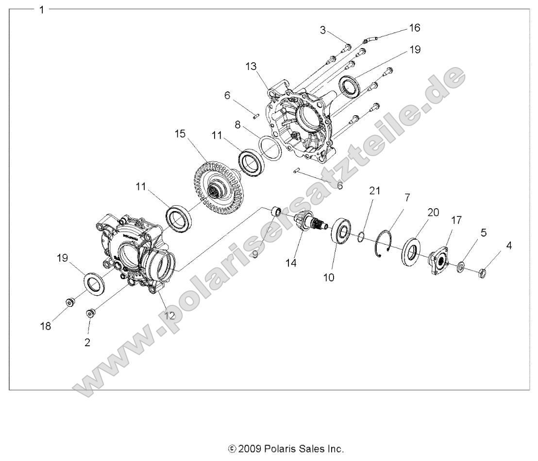 Drive Train, Rear Gearcase Internals
