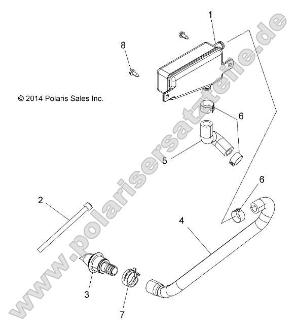 Engine, Breather Hose