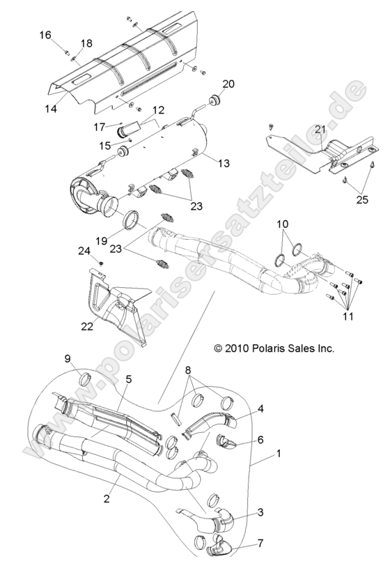 ENGINE, EXHAUST SYSTEM