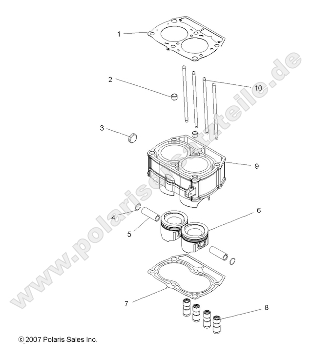 ENGINE, PISTON and CYLINDER