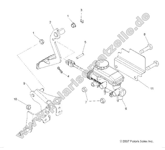 BRAKES, PEDAL and MASTER CYLINDER