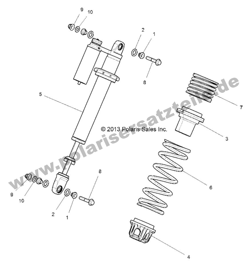 SUSPENSION, FRONT SHOCK MOUNTING