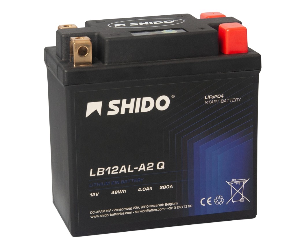 Shido LB12AL-A2 Q Lithium Ionen Batterie 12V LiFePO4 (YB12AL-A2 YB12B-B2 YB10L-A2 YB10L-B2) Shido LB12AL-A2 Q Lithium Ionen Batterie 12V LiFePO4 (YB12AL-A2 YB12B-B2 YB10L-A2 YB10L-B2)