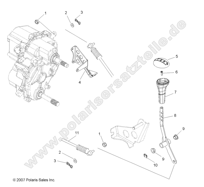 drive train gear selector