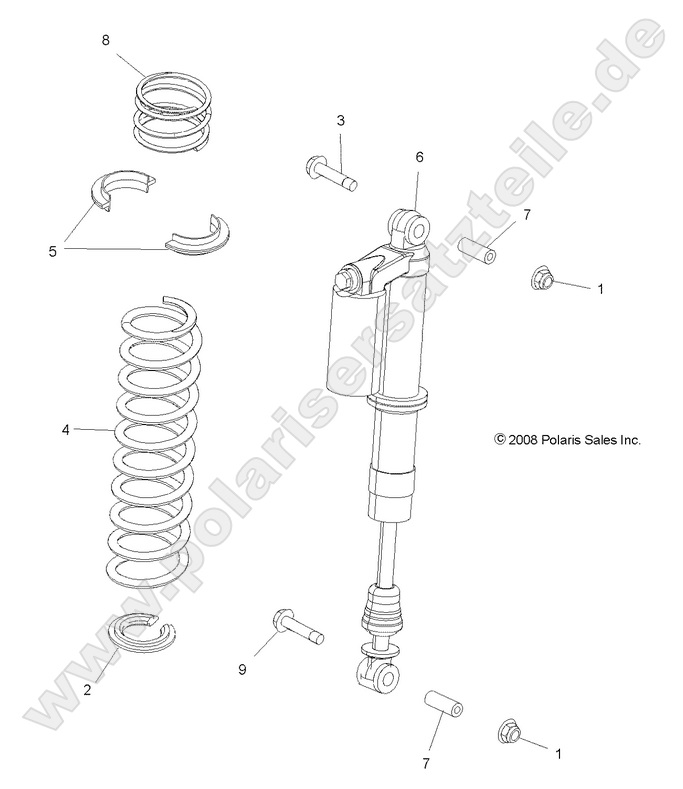 suspension front shock mounting