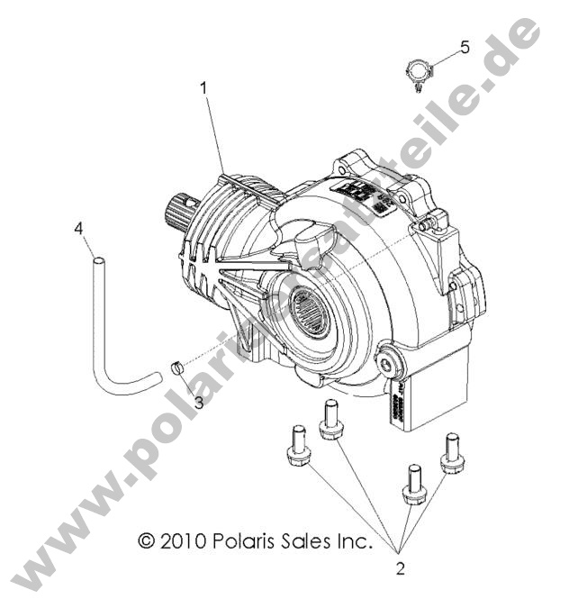 DRIVE TRAIN, FRONT GEARCASE