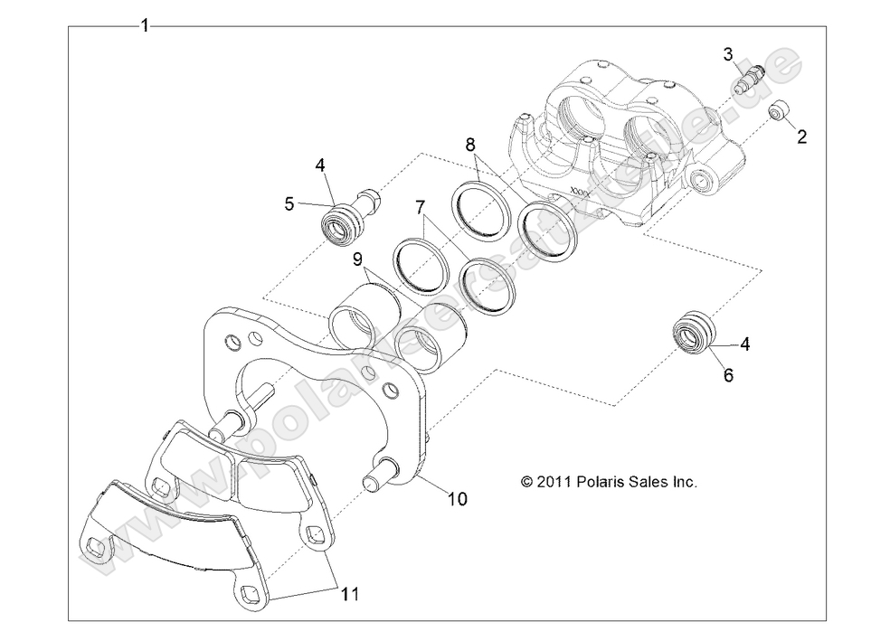 BRAKES, REAR CALIPER