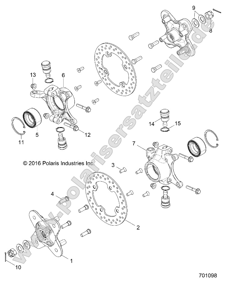 Suspension, Front Carrier