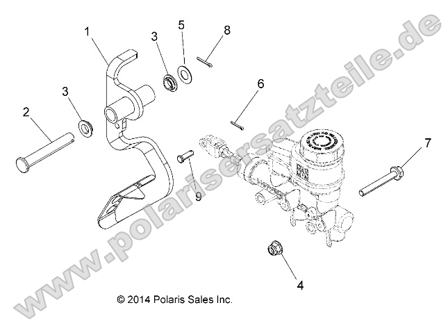 Brakes, Pedal and Master Cylinder Mounting
