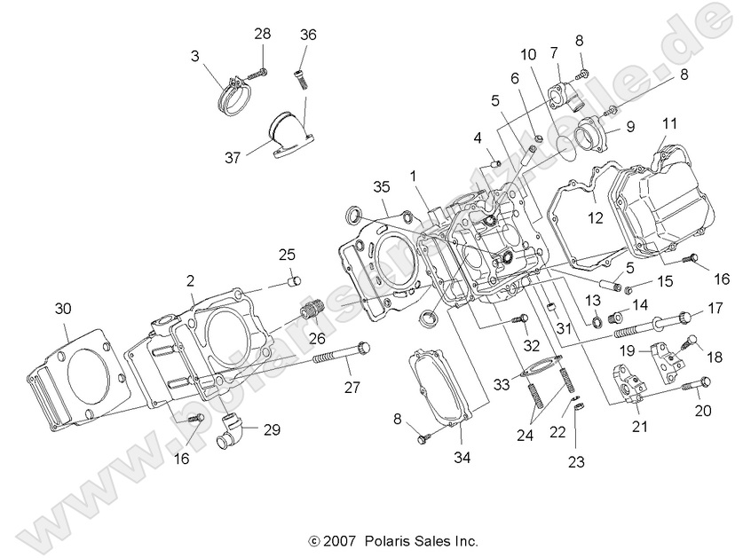 ENGINE, CYLINDER and HEAD