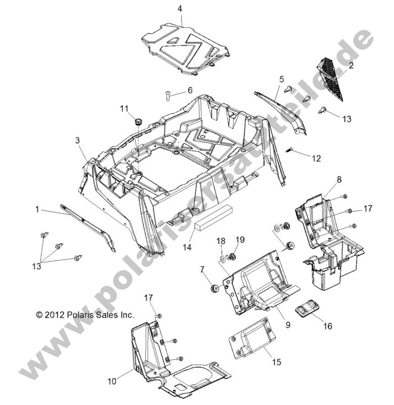 BODY, REAR RACK and FENDERS