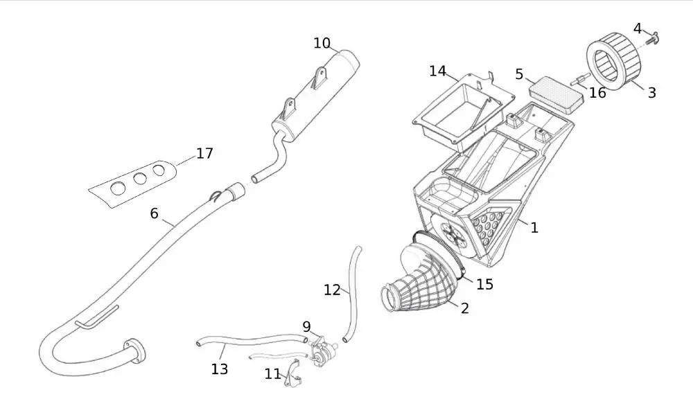 Auspuff - Ansaugsystem
