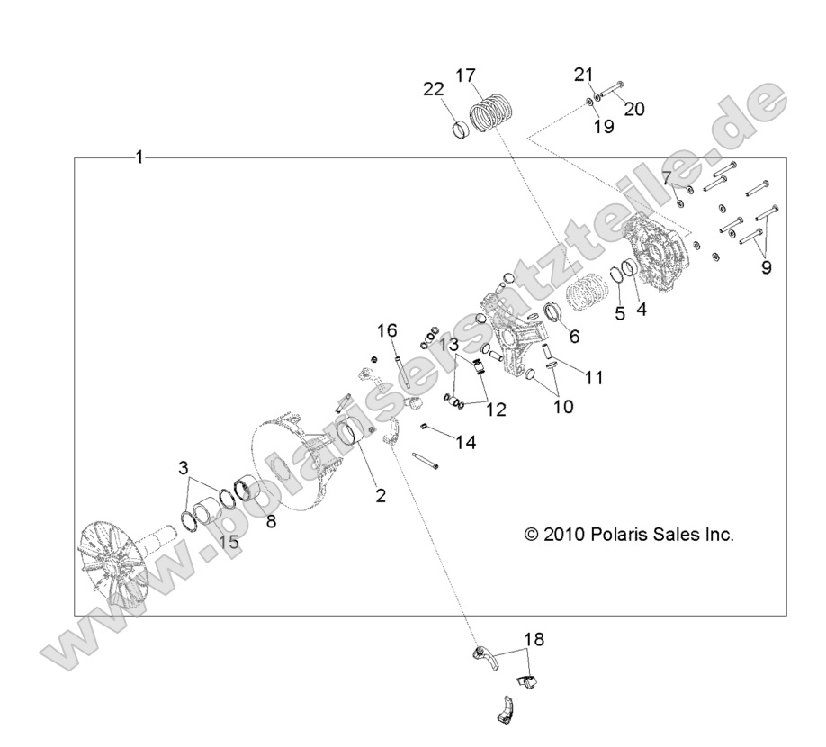 DRIVE TRAIN, PRIMARY CLUTCH