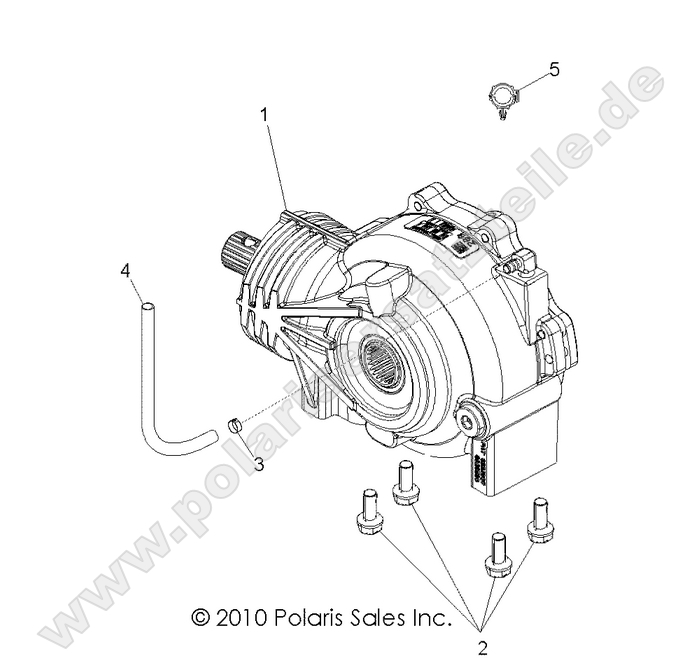 DRIVE TRAIN, FRONT GEARCASE