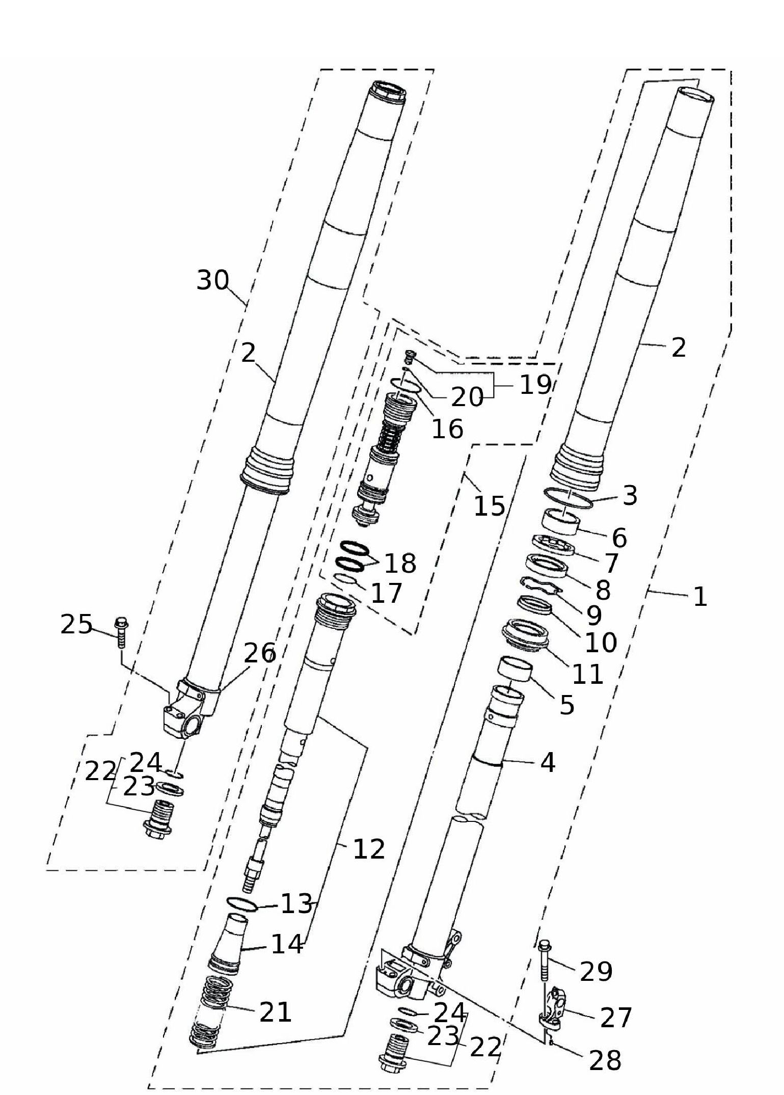 Gabel vorne Gabel vorne