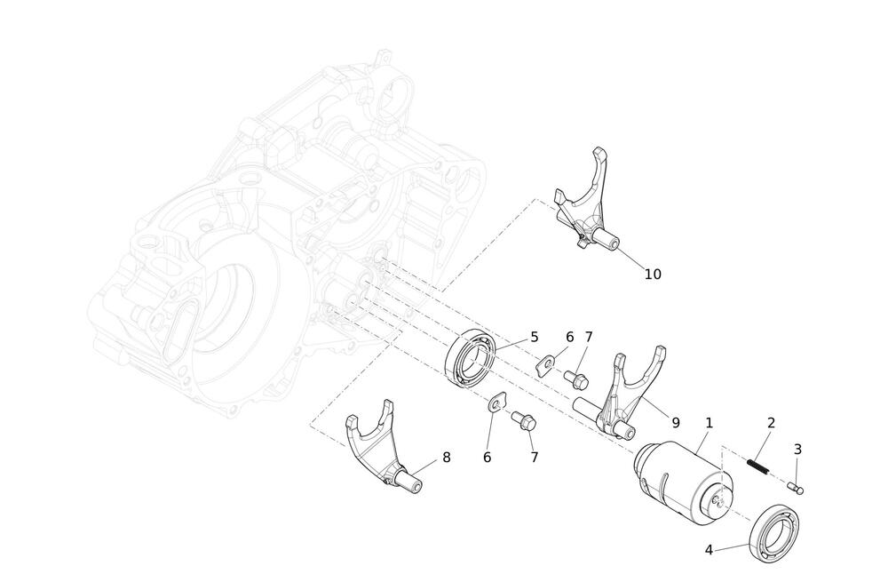 XE300MY24-desmodromic Schaltwalze