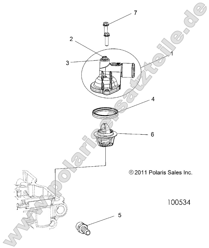 Engine, Thermostat and Cover