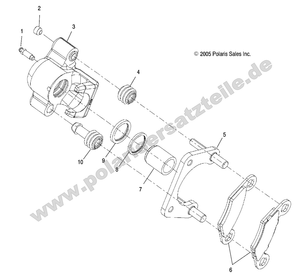 BRAKES, REAR CALIPER