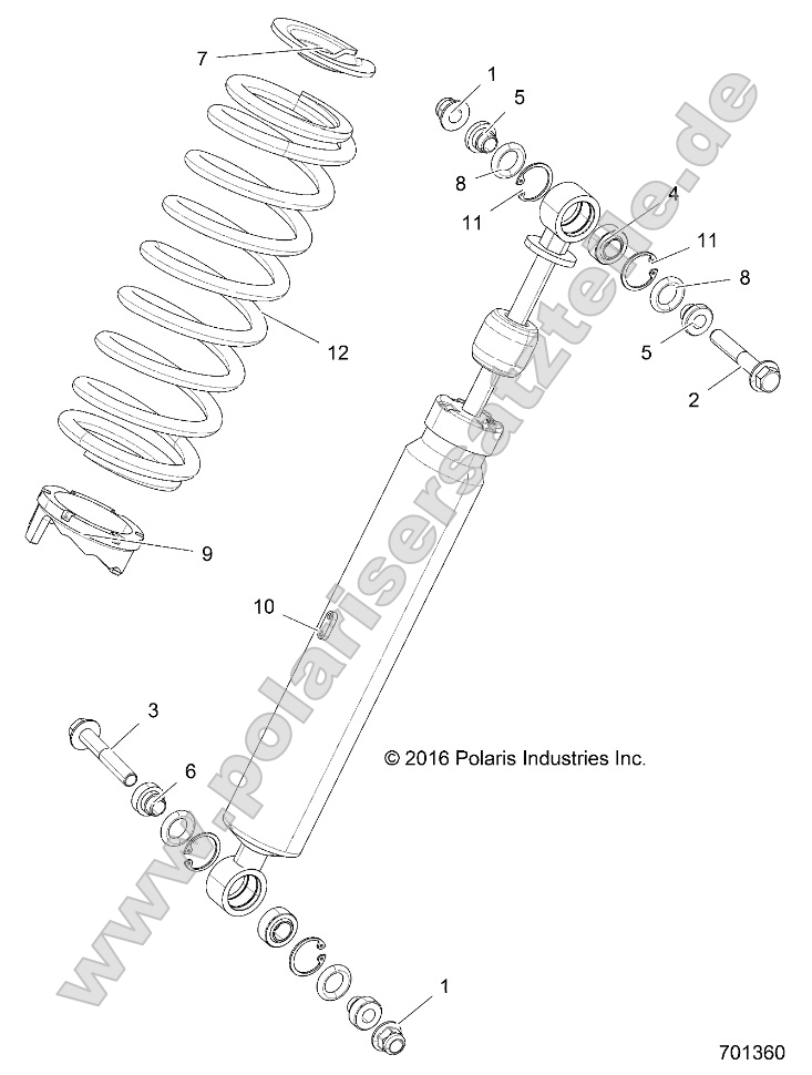 Suspension, Rear Shock Mounting