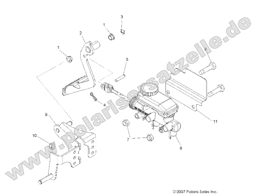 BRAKES, PEDAL and MASTER CYLINDER
