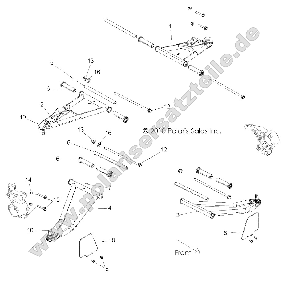Suspension, Front Control Arms
