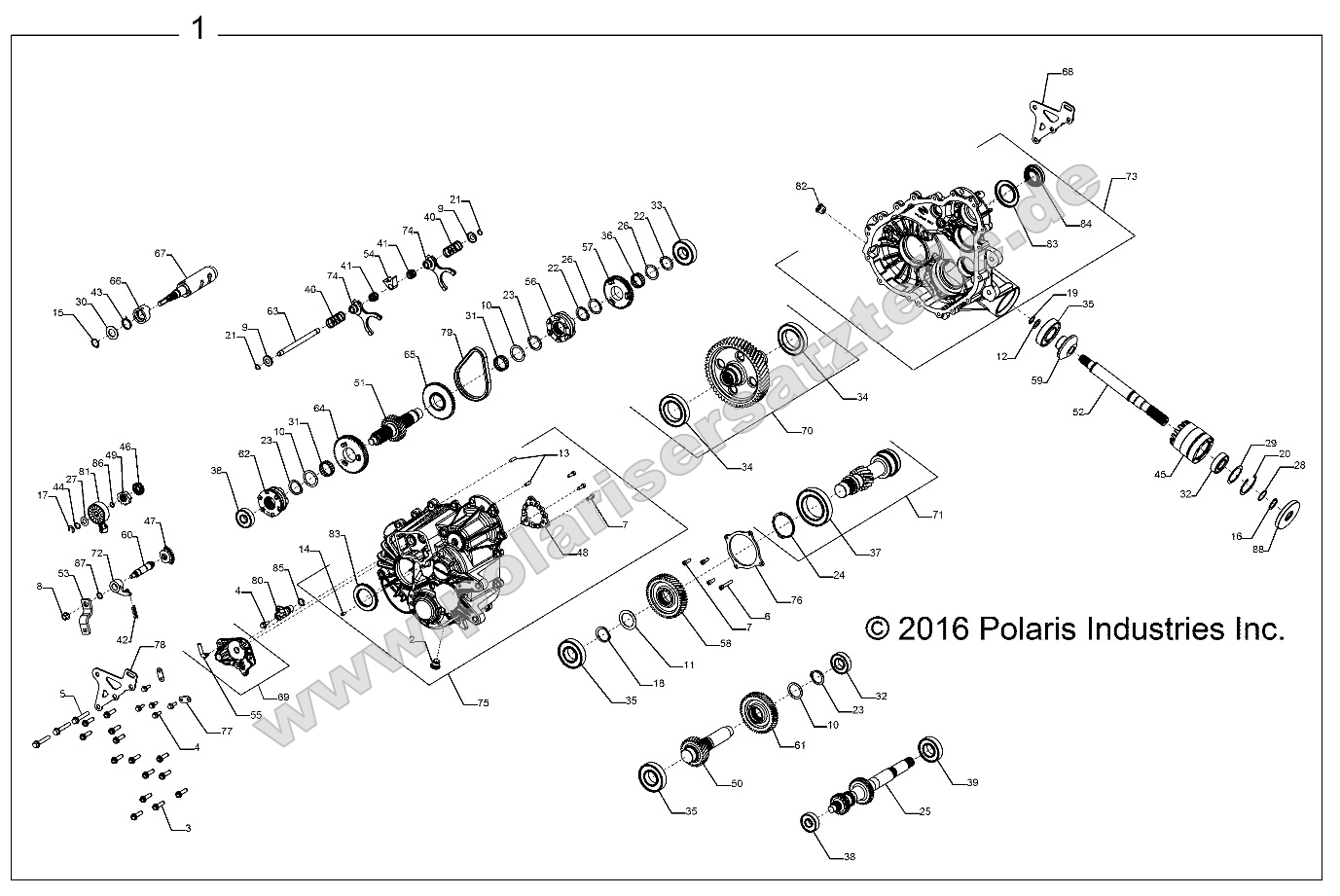 Drive Train, Main Gearcase Internals