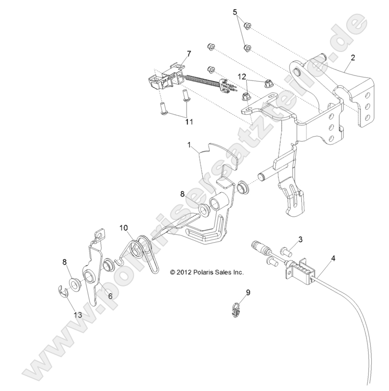 ENGINE, THROTTLE PEDAL